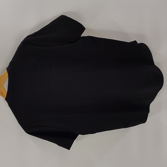 FIGS Scrub Top Black Large Technical Collection Breathable Sides Short Sleeve - Picture 6 of 7